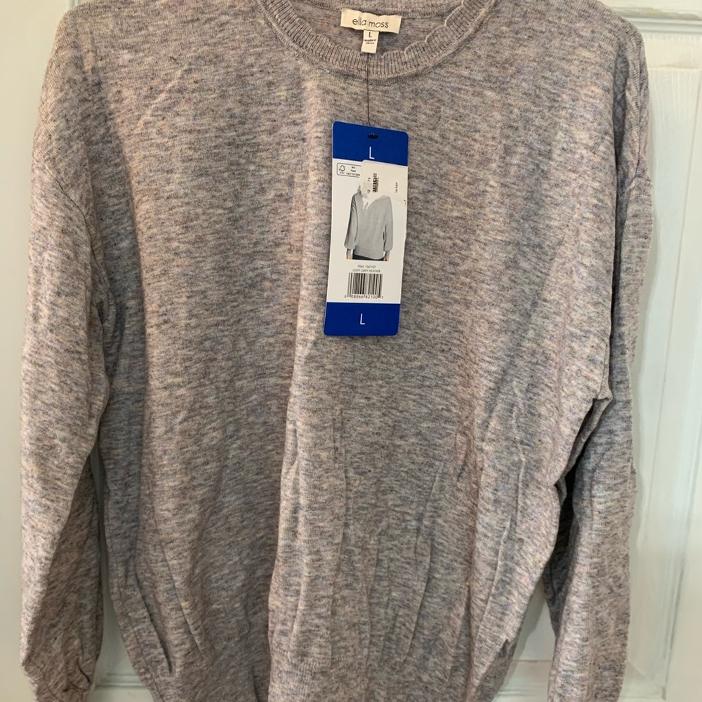 Ella Moss junior’s NWT Large super soft pullover sweater ptp 24”
